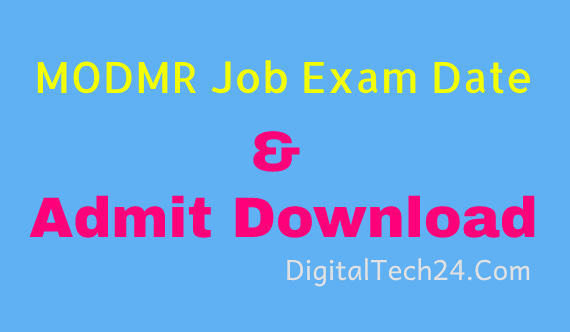 MODMR Job Exam Date